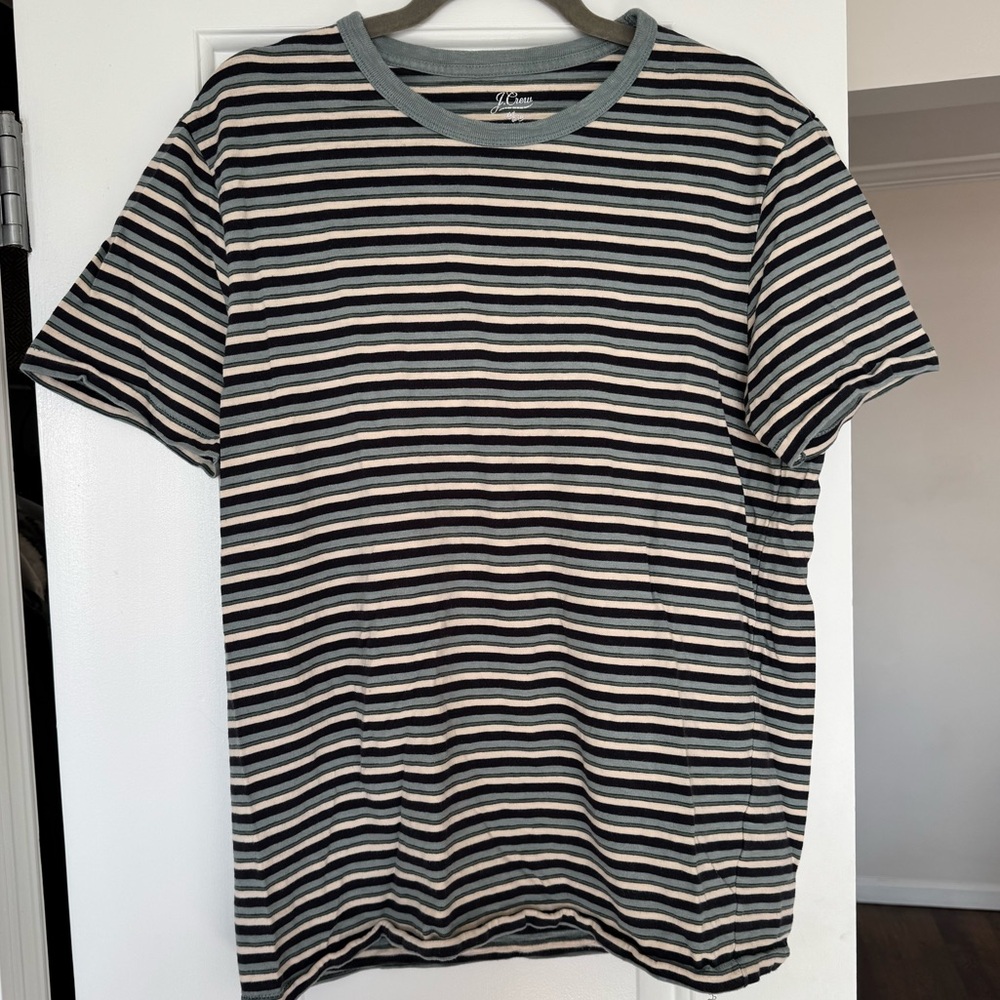 J Crew Knit Goods Cotton Striped T-Shirt